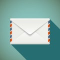 Icon envelope. Stock illustration.