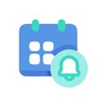 Icon for Event Notifications Royalty Free Stock Photo