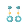 Icon for Fashion Earrings Royalty Free Stock Photo