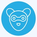 Icon Ferret. related to Animal Head symbol. simple design editable. simple illustration