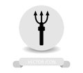 Icon fish spear Royalty Free Stock Photo