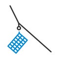 Icon Of Fishing Feeder Net