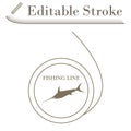 Icon Of Fishing Line