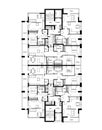 Icon floorplan. Example floor plan. House plan icon.