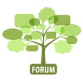 Icon for forum Royalty Free Stock Photo