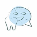Icon Forum. related to Dental symbol. Color Spot Style. simple design editable. simple illustration
