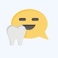 Icon Forum. related to Dental symbol. flat style. simple design editable. simple illustration