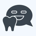 Icon Forum. related to Dental symbol. glyph style. simple design editable. simple illustration