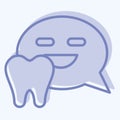 Icon Forum. related to Dental symbol. two tone style. simple design editable. simple illustration