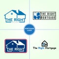 Design for fundraising, business loan money, mortgage, save money, and other financial management Logo