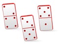 Icon game three dominoes