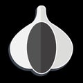 Icon Garlic. related to Herbs and Spices symbol. glossy style. simple design editable. simple illustration