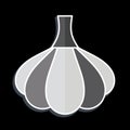 Icon Garlic. related to Spice symbol. glossy style. simple design editable. simple illustration