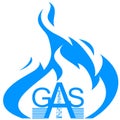 Icon gas industry Royalty Free Stock Photo