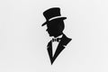 Icon of the gentleman Royalty Free Stock Photo