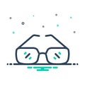 Mix icon for Glasses, spec and optical