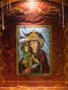 Icon in Greek Orthodox Basilica of St George Royalty Free Stock Photo