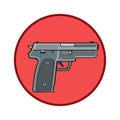 Icon gun protection weapon
