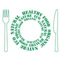 Icon of healthy food