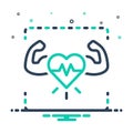 Mix icon for Healthy, robust and cardiac