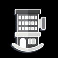 Icon Hotel. related to Icon Building symbol. glossy style. simple design editable. simple illustration