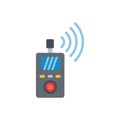 Compact RF Signal Detector Icon for Field Use