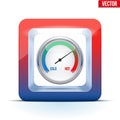 Icon of Indicator meter of comfort.