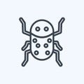 Icon Insect Infestation. suitable for disasters symbol. line style. simple design editable. design template vector. simple symbol