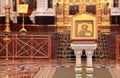 Icon inside Cathedral of Christ the Saviour Royalty Free Stock Photo