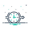 Mix icon for Interim, time and watch