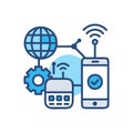 Icon for IoT Services Royalty Free Stock Photo