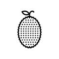 Black line icon for Jackfruit, jack tree and mulberry