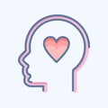 Icon Kindness. related to Psychology Personality symbol. simple design editable. simple illustration