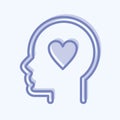 Icon Kindness. related to Psychology Personality symbol. simple design editable. simple illustration