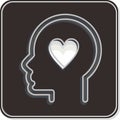 Icon Kindness. related to Psychology Personality symbol. simple design editable. simple illustration