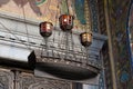 Icon-lamp in the Naval Cathedral in Kronstadt