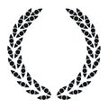 Icon laurel wreath, spotrs design - original illustration