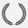 Icon laurel wreath, spotrs design - vector