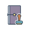 Color illustration icon for Legacy, property and bequest