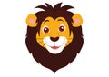 Icon of Lion Face. Animals. Vector Lion Face