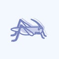 Icon Locust Infestation. suitable for disasters symbol. two tone style. simple design editable. design template vector. simple