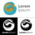 Icon, logo, conceptual letter G