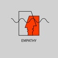 Icon, logo empathy