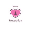 Icon love frustration