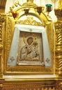 The icon of Madonna in Russian orthodox Church