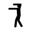 icon of man doing taekwondo kick