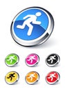 Icon man running