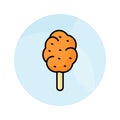 An icon of maple taffy in modern style, ready to use and download