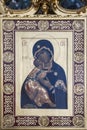 Icon Virgin Mary and Son Jesus Royalty Free Stock Photo