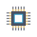 Icon for Microchips Royalty Free Stock Photo